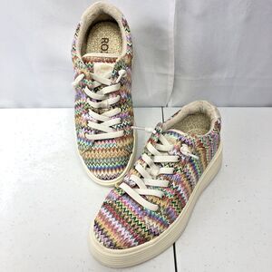 Roxy Sheilahh 2.0  Platform Slip On Shoes Women Size 6 Sneaker Colorful